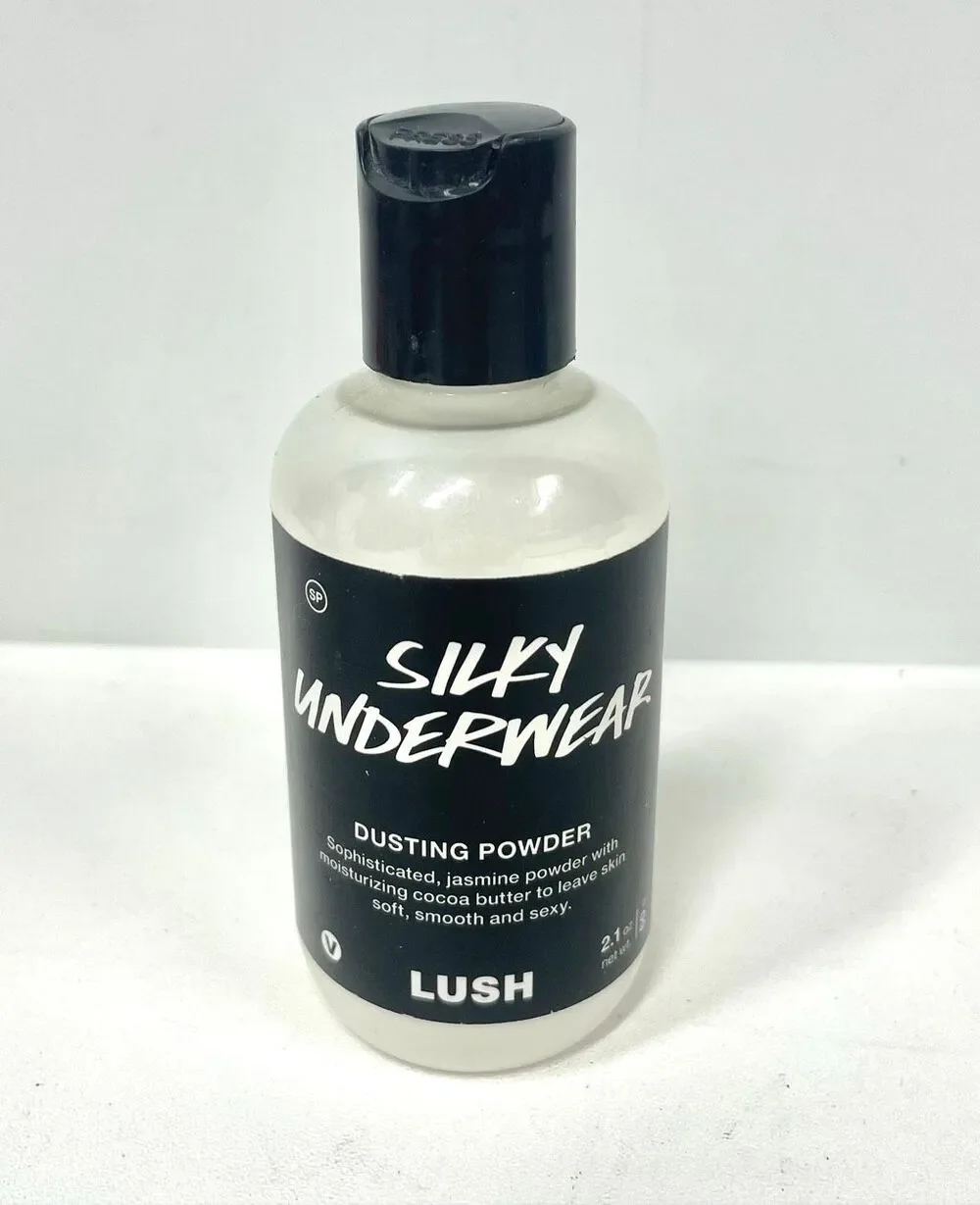 LUSH Silky Under Wear Dusting Powder 2.1 oz 60g Jasmine Vintage Packaging RARE